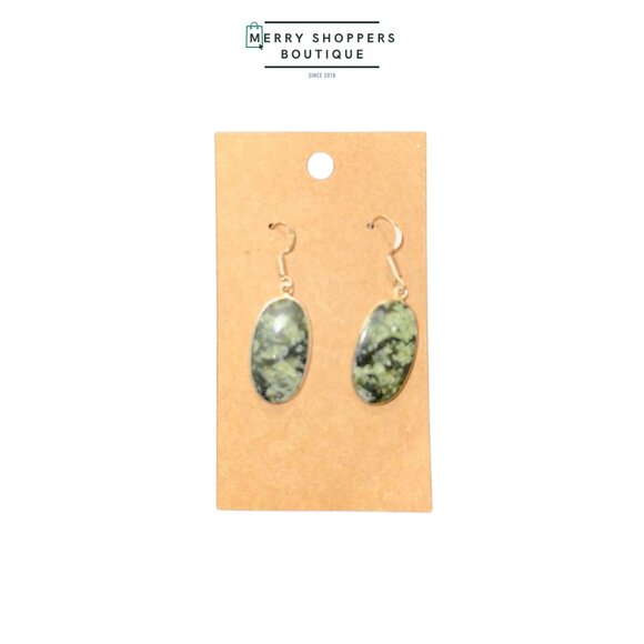 Natural Stone Drop Earrings - Picture 1 of 1